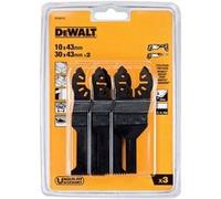 DeWALT Jeu de lames DT20713 pour multi-cutter – Bois, plâtre, PVC – 3 lames