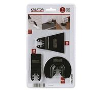 3 Lames pour outil oscillant multifonctions