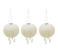 3 Lampions solaires HIMALAYA D30cm 1 G