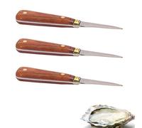 3 lancettes à huîtres avec manche bois 16 cm Chevalier diffusion