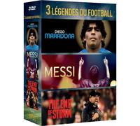 3 Légendes Du Football : Diego Maradona + Messi + The End Of The Storm - Pack