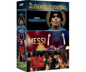 3 légendes du football : Diego Maradona + Messi + The End of the Storm [Pack]
