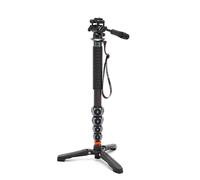 3 Legged Thing Legends Alana Monopode Gris Ardoise Métallisé Kit avec DOCZ2 Foot Stabiliser & AH Trinity Darkness, Matte Noir (Kit Monopode Gris Ardoise Métallisé avec Stabilisateur de Pied DOCZ2 et A