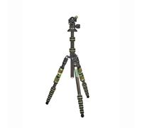 3 Legged Thing Punks Brian 2.0 PF-55DG-3N6N Trépied compact et réglable en fibre de carbone avec trois pieds amovibles Vert mousse