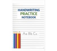 3 Line Handwriting Practice Notebook A5 Three-Line Writing Paper for Children | Learn to Write Letters Correctly: Three-Line Lined Paper for Early ... Language Learners and Primary School Children