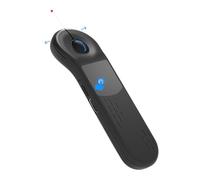 3-Link Air Mouse pour PC/iOS/Android avec pavé tactile, sans fil rechargeable, télécommande Bluetooth 2,4 G pour applications PowerPoint/Keynote/Tiktok/Camera/Kindle (Noir)