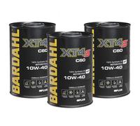 3 Litres Bardahl Xt4-S C60 10W40 Huile Moteur Moto 4 Temps Api Sn Jaso Ma-Ma2 4T