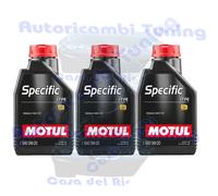 3 Litres D'Huile Moteur Auto Motul Spécifique 17FE 0W20 ACEA C5 RN17 FE