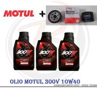 3 Litres Huile MOTUL 300V 10W40 + Filtre à Original T-Max 530 à Partir De 2012