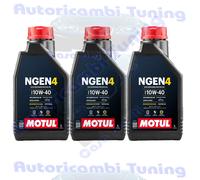 3 Litres LT Huile Motul Moteur Auto NGEN 4 NGEN4 10W40 ACEA A3 B4