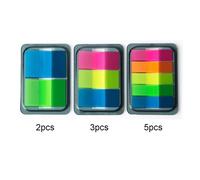 3 Livres/Ensemble Maison Déchirable Bureau Tiroir-Out Pratique Notes Papiers Couleur Fluorescente Instructions D'affaires Étiquette Autocollant Bloc-Notes