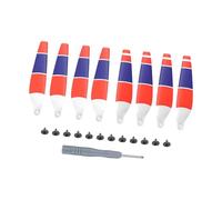 3. Lot de 8 hélices renforcées 6030F pour un design 3/4 recto-verso avec stabilité de vol à faible turbulences et pales d'hélices