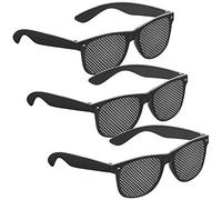 3 lunettes à grille pour gymnastique et détente oculaire [Pearl]