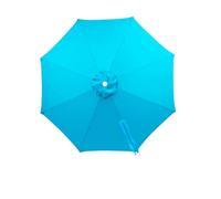 3 m, 2.7 m,2.4 m Auvent De Remplacement Pour Parasol De Terrasse 6/8 Baleines Rechange Toile De Parasol De Jardin, protection UV uniquement, pour jardin, cour ou piscine Lac Bleu 2.0m / 8 Baleines