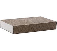 3 M 68027 éponge de ponçage, revêtement vierseitig, Hard, 68 mm x 100 mm x 26 mm, medium (Lot de 100)