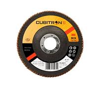3 M ™ Cubitron ™ II à lamelles 967 A, 125 mm, 22,23 mm, 80 + conique Lot de 10/carton