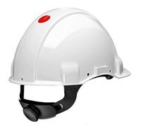 3M Casque protection G3001MUV1000V-VI diélectrique 1000 V à cliquet non ventilé blanc