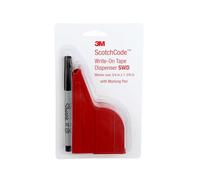 3 M Scotch SWD CODE Distributeur avec câble 250 markierern, inscriptible, blanc