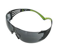 Lunettes de protection 3M SecureFit 400, branches noires/vertes, traitement anti-rayures/anti-buée, écran gris, SF402AS/AF-EU x1 morceau
