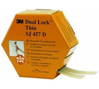 3 M SJ 457 d Dual Lock fermeture à pression flexible, Couleur : Translucide
