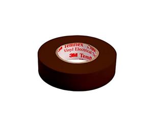 3 M tbra1510 Temflex 1500 vinyle électrique Ruban isolant, 15 mm x 10 m, 0,15 mm, marron