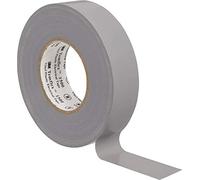 3 M tgra1925 Temflex 1500 vinyle électrique Ruban isolant, 19 mm x 25 m, 0,15 mm,Gris