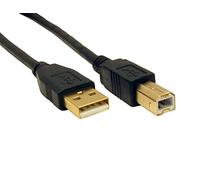 3 m USB B câble pour contrôleur DJ Midi, claviers, bougies, effet Coussinets, Syntesizers Numark, Pioneer, native Instruments, Traktor, Denon, Akai vers Macbook Dell HP | 3 m/3 m