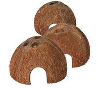 Trixie 3 maisons en noix de coco ø 8/10/12 cm G