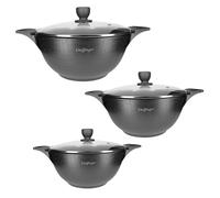 3 Marmites Crocodile 20/24/28cm Cheffinger