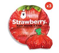 3 Masques Et Charlottes Bear Fruits Fraise : Douceur Et Brillance 20ml