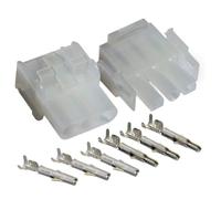 3 Match Set 3-Pin Wire Connector with 14-20 AWG, 2.13mm Diameter, Latch Lock, MLX? Technology for Automotive, Industrial, and Telecommunications .D123