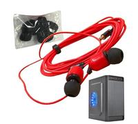 3-meter Wired In Ear Headphones - Portable Cable Earphone Monitor Headset for Internet Broadcast | High-Fidelity Drivers with Noise-Isolating Tips & 10ft Reach for Phone, Computer, Stage and Home
