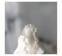3 Meters 1cm Width Handmade DIY Clothing Accessories Ruffle Embroidery Lace Fabric Garment Trim(Skin)