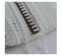 3 Meters/lot 2.3cm Lace Trim Water Soluble Ivory Embroidered Exquisite