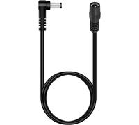 3 Metre DC Extension Cable 12V 5.5mm x 2.1mm 90 Degree L Extension for NETGEAR RBK763S,RAX10,RAX43,TP-Link AX55,Deco M4,Reolink RLC-510WA,ABUS PPIC42520,TAPO C11 00 C2 10 UK