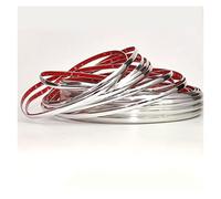 3 mètres Garniture De Moulage Automobile Voiture Chrome, Bande De Moulage Auto-Adhésif décoration bande de garniture de moulage pour Voiture/Camion, Porte fenêtre latérale Protecteur Anti-Rayures (