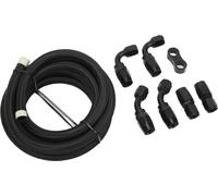3 -mètres - Kit tuyau de carburant An6 Adaptateur aluminium nylon tressé pour liquide de refroidissement Huile diesel hydraulique