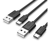 3 Mètres Lot de 2 Câble USB C Compatible avec Sony PS5 Manette Playstation 5, Xbox Série X/S, Switch Pro Dualsense