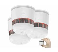 3 mini détecteurs de fumée Ø 5cm VisorTech