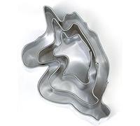 3 mini emporte-pièces en inox - Licornes