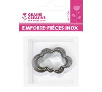 3 mini emporte-pieces inox nuages -