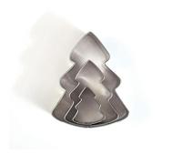 3 mini emporte-pièces inox - Sapins