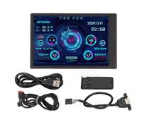 3.mini-moniteur PC USB 5" - Panneau de capteurs AIDA64 pour CPU/RAM & affichage de la température