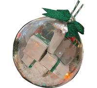 3.mini ornement de boîte express de 15 pouces avec nœuds colorés PVC Funny Mini Packages Ornament for Xmas Halloween Decorations Style 2