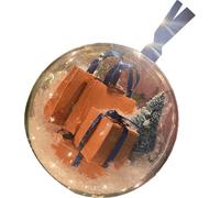 3.mini ornement de boîte express de 15 pouces avec nœuds colorés PVC Funny Mini Packages Ornament for Xmas Halloween Decorations Style 5