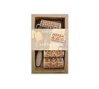 ScrapCooking - Mini rouleaux interchangeables - Bois - Motif Noël - Lot de 3