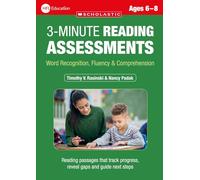 3 Minute Reading Assessments Ages 6-8