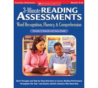 3-Minute Reading Assessments: Word Recognition, Fluency, and Comprehension: Grades 5-8: Short Passages and Step-by-Step Directions to Assess Reading ... Quickly Identify Students Who Need Help