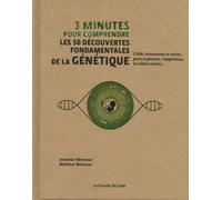 3 minutes pour comprendre les 50 découvertes fondamentales de la génétique - Jonathan Weitzman - Courrier Du Livre - cartonné - Essai