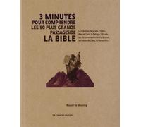 3 minutes pour comprendre les 50 passages essentiels de la Bible - Russell Re Manning - Courrier Du Livre - cartonné - Essai